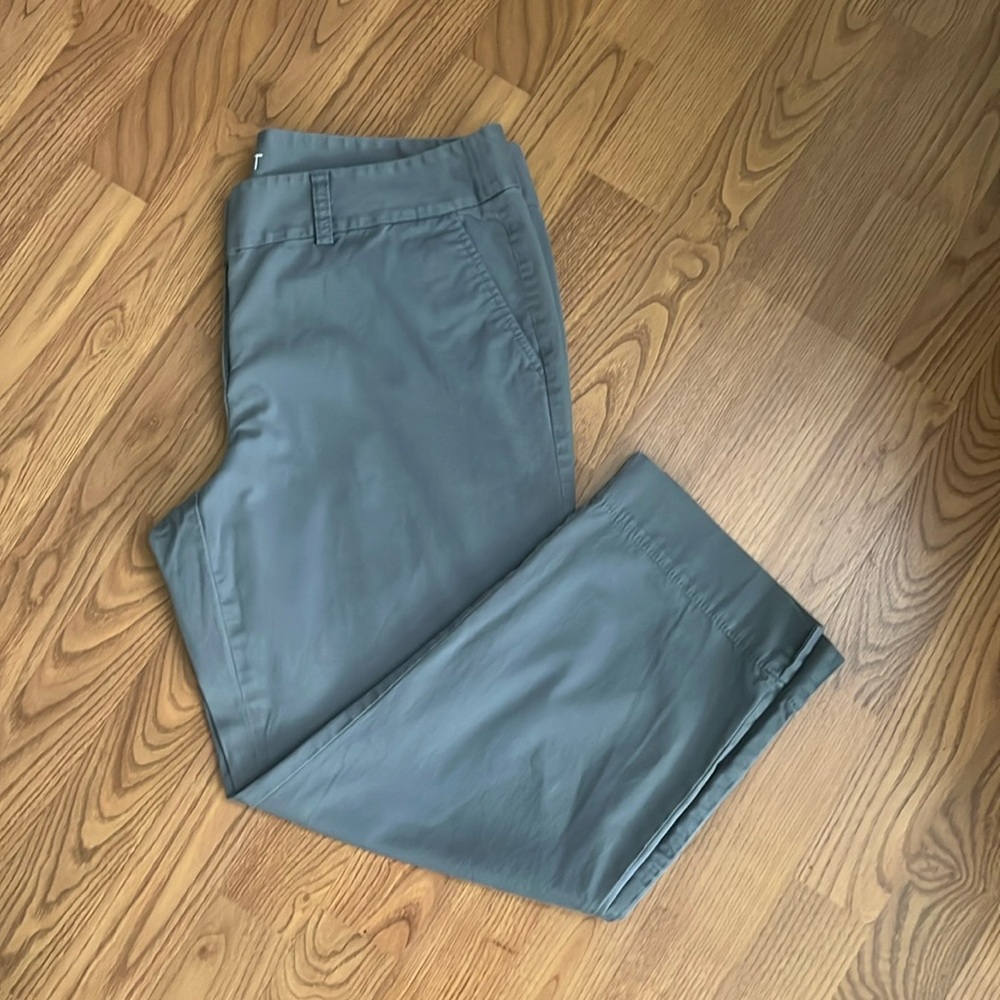 Ann Taylor Loft - Slate Blue Capri Pants